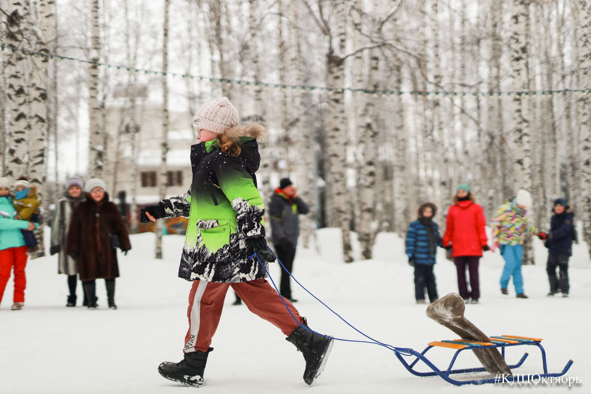 Зимние забавы для гостей и жителей Ханты-Мансийска